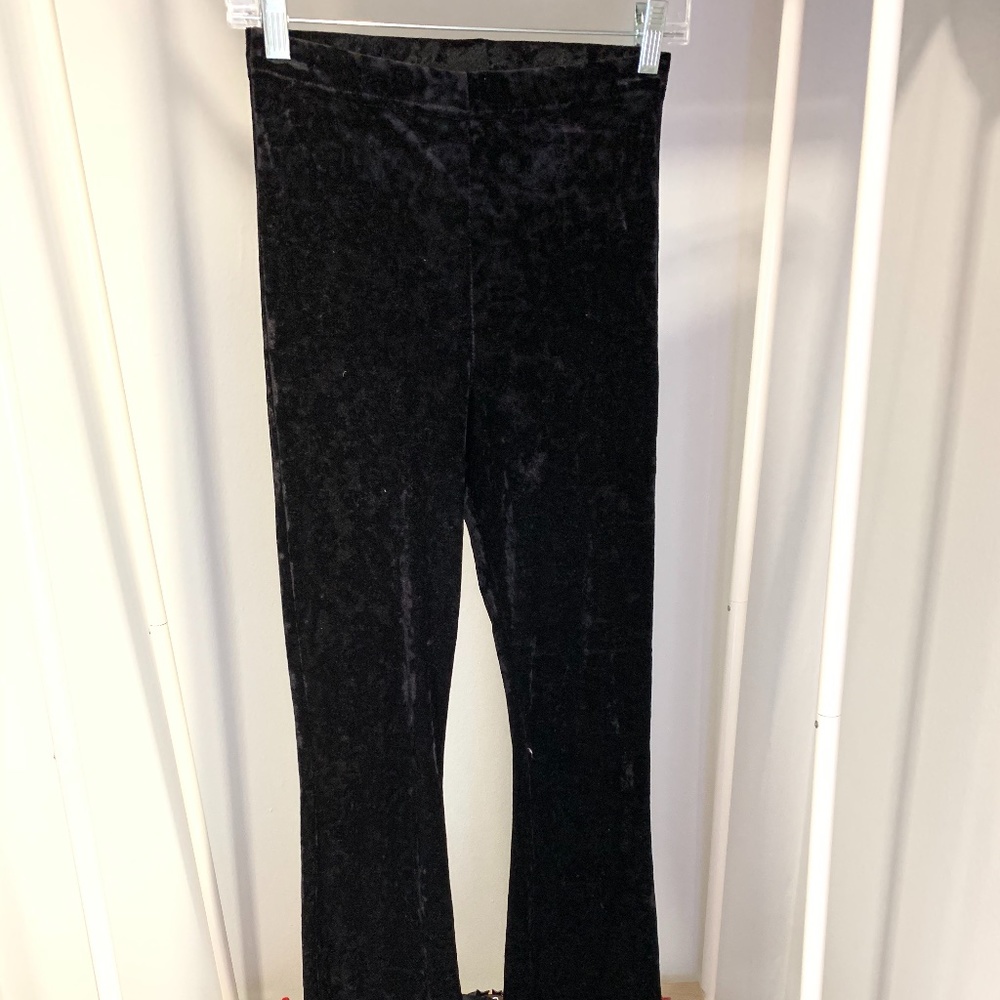 Topshop Velvet Flare Pants